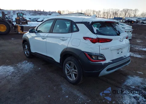2022 Hyundai Kona Se z USA, uszkodzony, nr VIN KM8K2CAB0NU889074